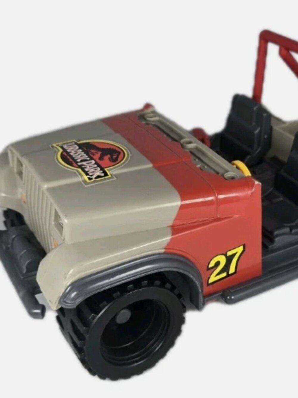 Vintage Jurassic Park 1993 Kenner Bush Devil Tracker Jeep Vehicle Toy Incomplete
